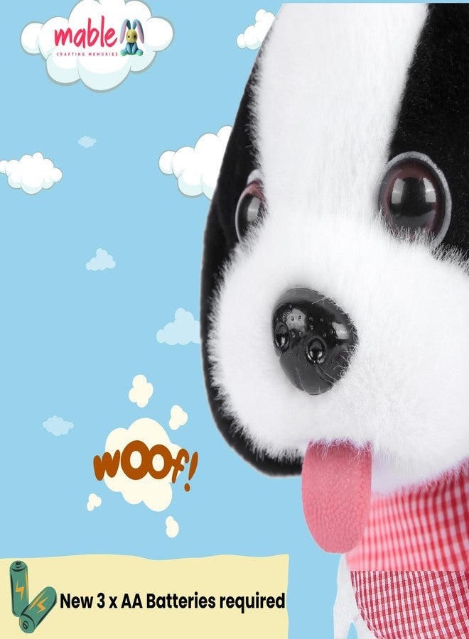 MABLE لعبة كلب مابل دافي التي تعمل بجهاز تحكم عن بعد للأطفال | جرو قطيفة يمشي وينبح بفرو ناعم | لعبة كلب تفاعلية تعمل بجهاز تحكم عن بعد للأولاد والبنات | هدية لعب ممتعة | ألعاب أطفال من عمر 3 سنوات فما فوق - Image 2